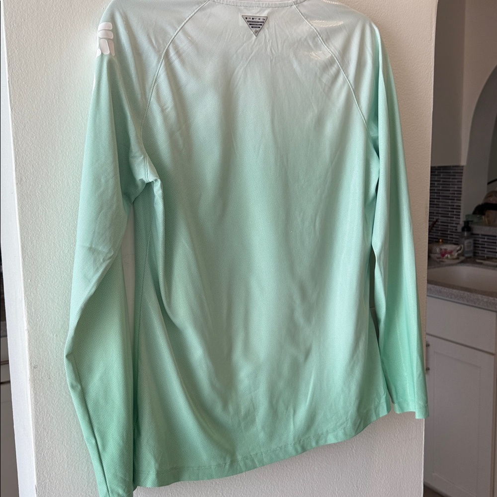 Columbia Long Sleeve Performance Shirt - Mint Green